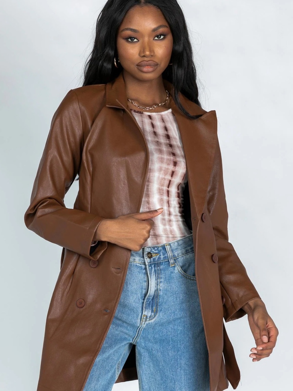Princess Polly Riley Jacket Brown